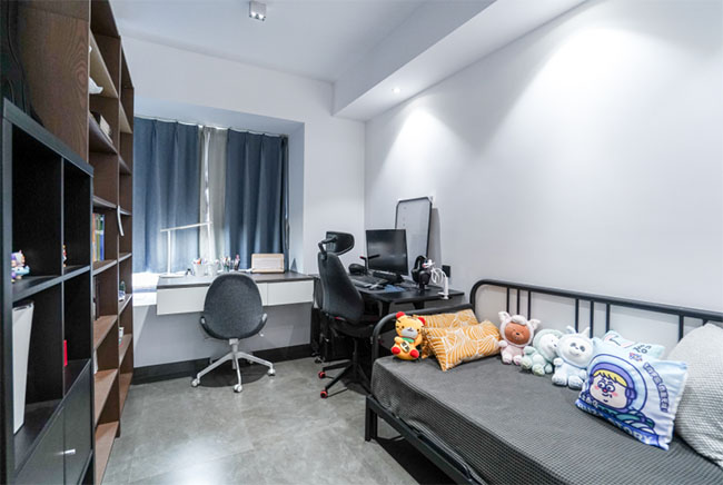 93㎡簡約風，智能實用的家居搭配，細節體現生活的美好